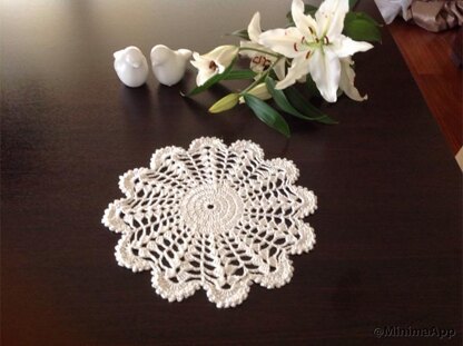 Crochet Placemat & Coaster Set N 108