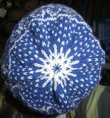 Snow crystal beanie