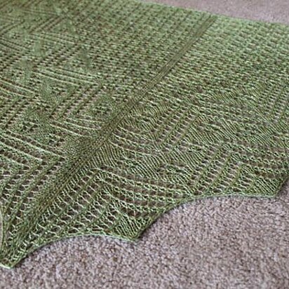 Vernal Equinox Shawl