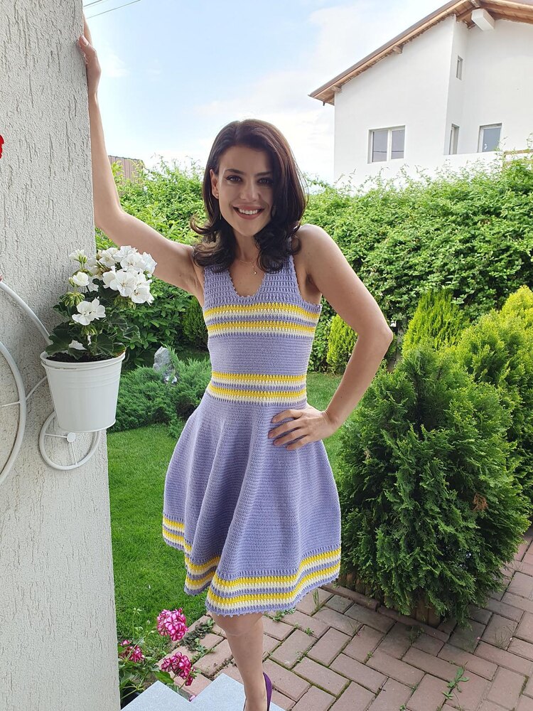 Crochet dress for summer Crochet pattern by Roxi crochet LoveCrafts