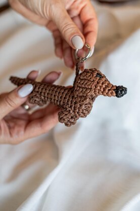 Dachshund Keychain