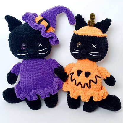 Amigurumi cat halloween