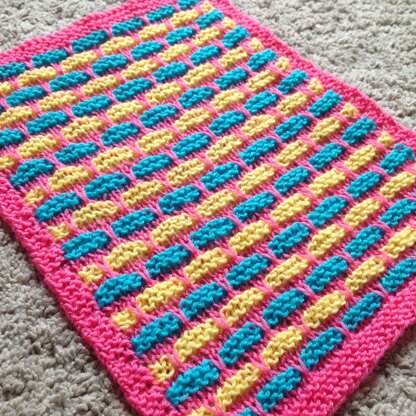 Puffy Bricks Blanket