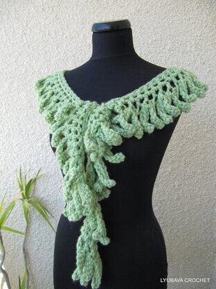 Crochet Scarf "Chunky Fringe"