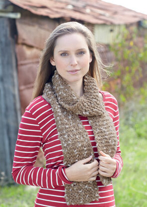 Hat, Wrist Warmers, Scarf and Snood in Sirdar Husky - 7194 - Downloadable PDF