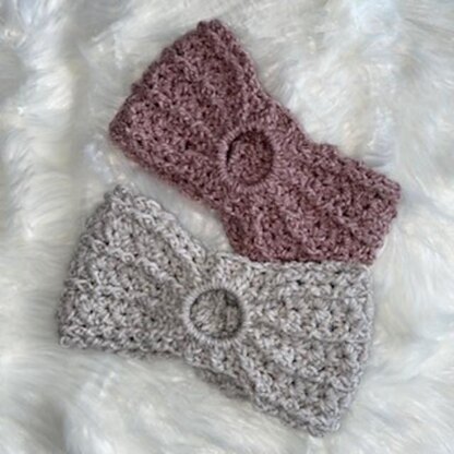 Rib Twist Ponytail Ear Warmers