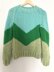 Chevron Raglan Pullover