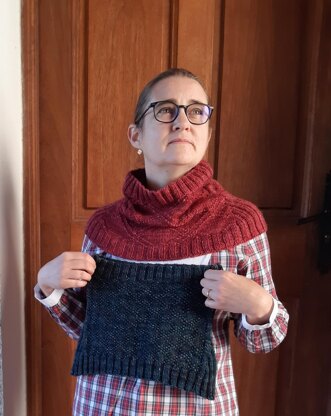 Tartanesque cowl