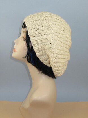 Chunky 2x2 Rib Cuff Fishermans Rib Slouch Hat