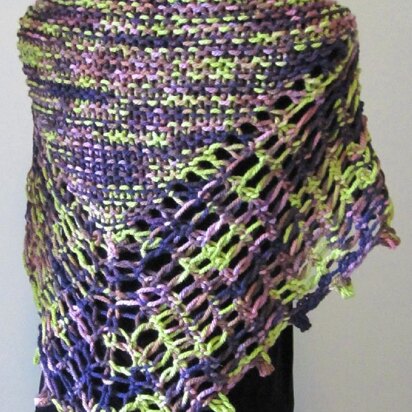 Plain sight wrap - knitting pattern