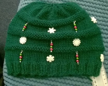 christmas tree beanie