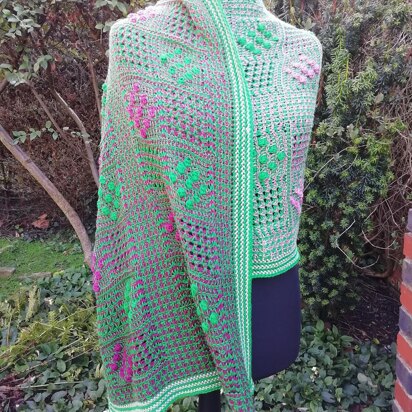 Tunisian Haworth Wrap