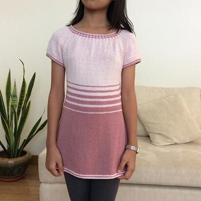 Girls' Woven Cable Dress/ Tunic