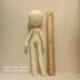 12" Slender Doll Base, Girl Body Figure