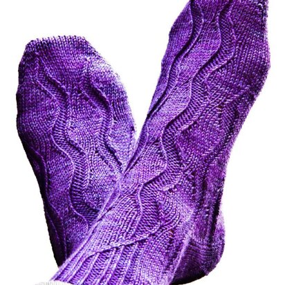 GUSH - Sock Solids June 2011 Mystery Sock - knitting pattern