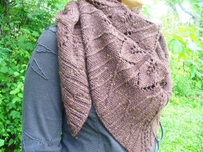 Forest floor shawl