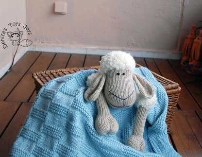 Baby Sheep Toy Blanket