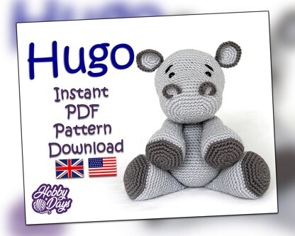 Amigurumi Hugo the Hippo