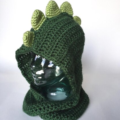 Hoodasaurus Rex hooded cowl