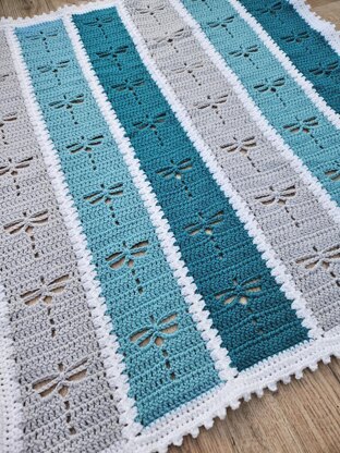 Dragonfly Mile A Minute Blanket