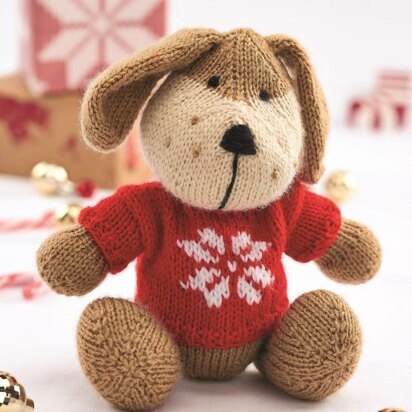 Rhubarb the Puppy - knitting pattern