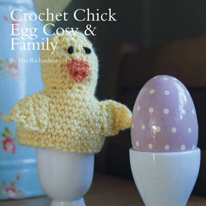 Crochet Chick Egg Cosy & Family in Rowan Baby Merino Silk DK
