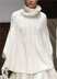 KNIT Cable Women PONCHO - Wool CAPE Sweater