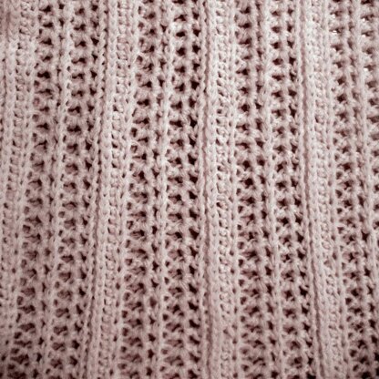 Lacy Lattice Baby Blanket
