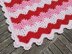 Strawberry Ripple Baby Blanket Afghan