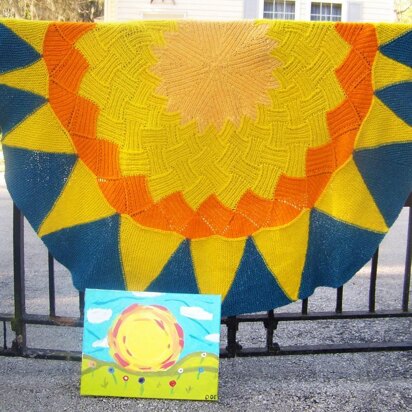 Sunrise blanket