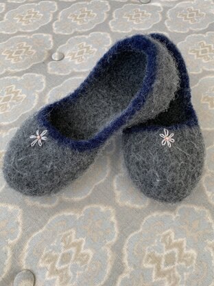 Felted slippers