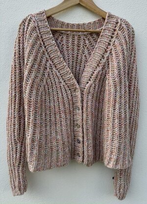 Elsie chunky brioche cardigan