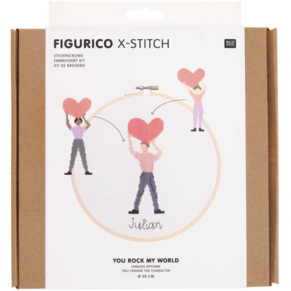 Rico Figurico You Rock My World Cross Stitch Kit