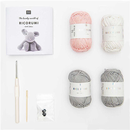 Ricorumi Puppy Dog Amigurumi Crochet Kit - Multi