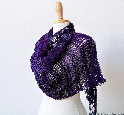 Lace Scarf, Drop Stitch Scarf