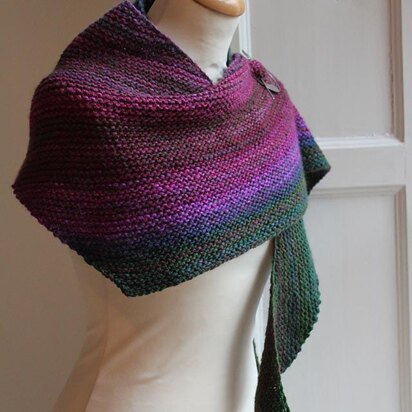 Stately Study Hall Knitted Shawl [FREE Knitting Pattern]