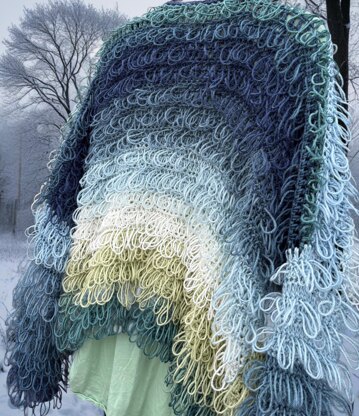 Shaggy Crochet Cardigan