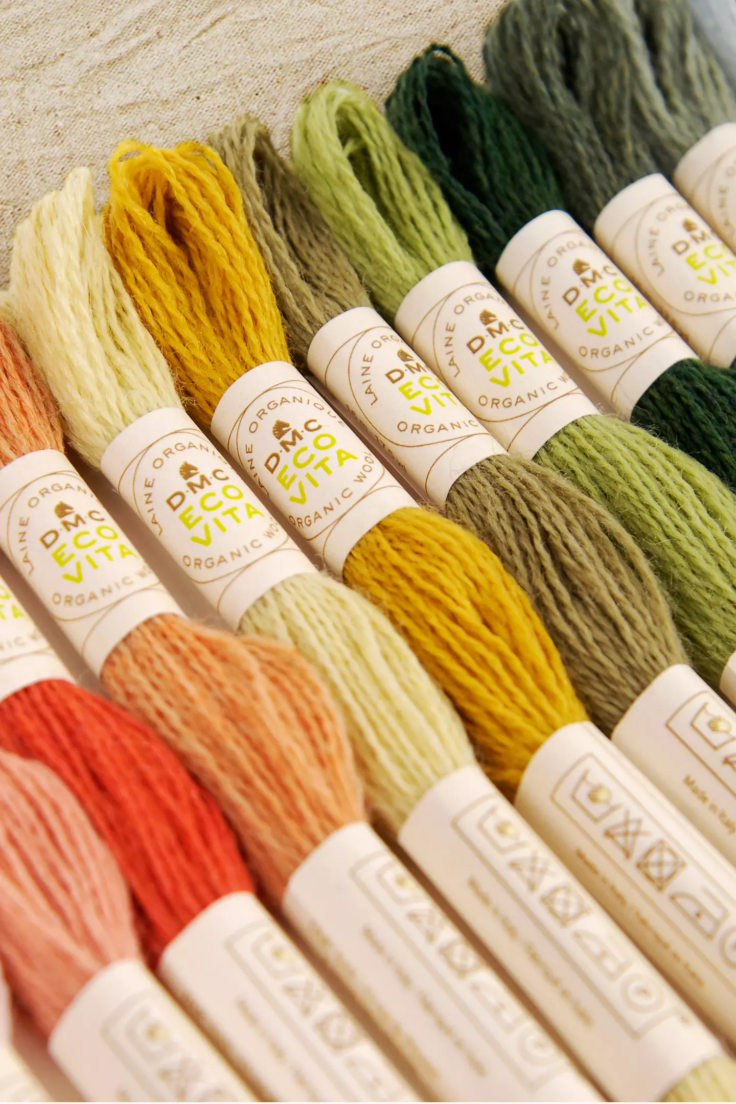 DMC Collectors Box 30 Shades Eco Vita Naturally Dyed Organic Wool Thread - view 3