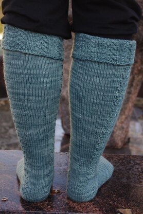 Talvi Vuorelassa socks