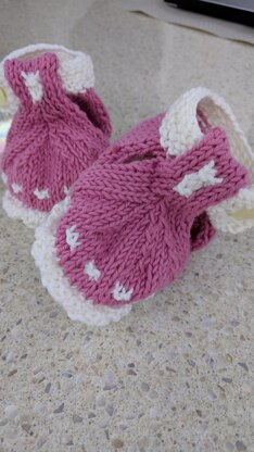 Baby booties.