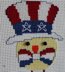 Luhu Stitches Patriotic Luhu Bird - Downloadable PDF