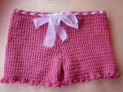 578 CROCHET SHORTS, any size baby to plus size