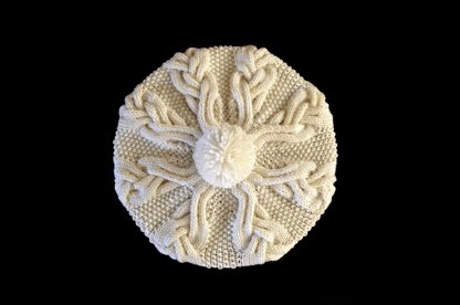 Milky White Cables Hat