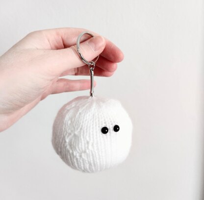 Amigurumi Moon Decorative Keyring