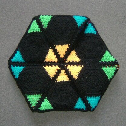 Hexaflexagon Cushion