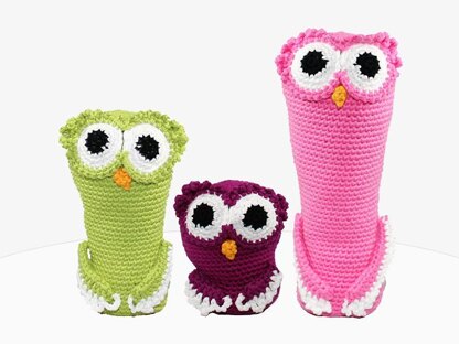 Owl Trio - Amigurumi