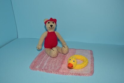 Tessa Teddy With Swimming Outfit