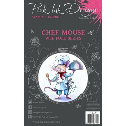 Pink Ink Designs Chef Mouse A7 Clear Stamp Set