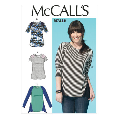 McCall's Misses' Tops M7286 - Sewing Pattern