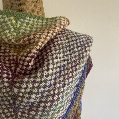 Tiny Checks Shawl